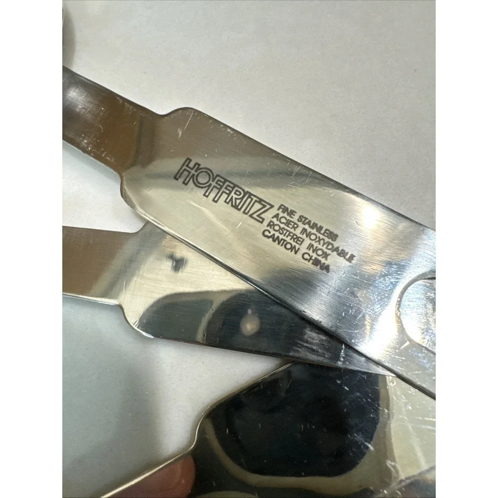 Vintage Hoffritz Stainless Steel 4 Measuring Spoons with Ring Rostfrei Inox